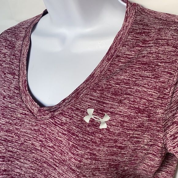 Under Armour ladies v-neck short sleeve top SET XS - Picture 8 of 12